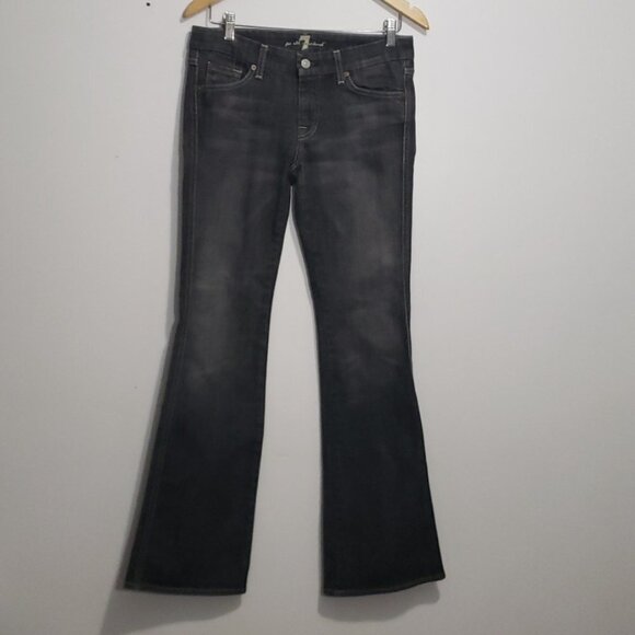 7 For All Mankind A Pocket Bootcut Jeans-Women's - Picture 4 of 11